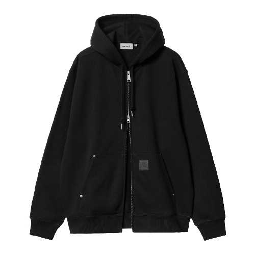 CARHARTT WIP HOODED ELDON SWEAT JACKET Black