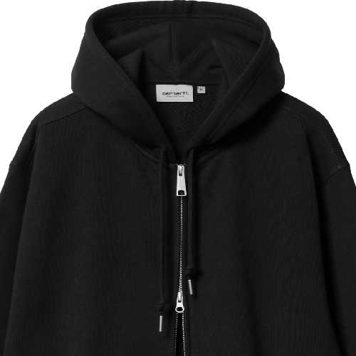 CARHARTT WIP HOODED ELDON SWEAT JACKET Black