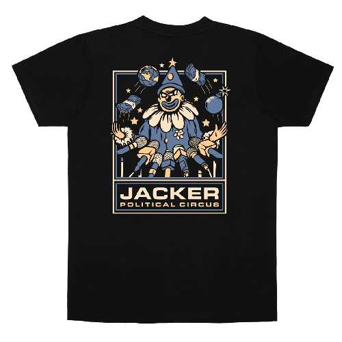 JACKER POLITICAL CIRCUS TEE black