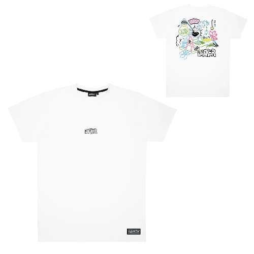 JACKER DISTILLERY TEE white