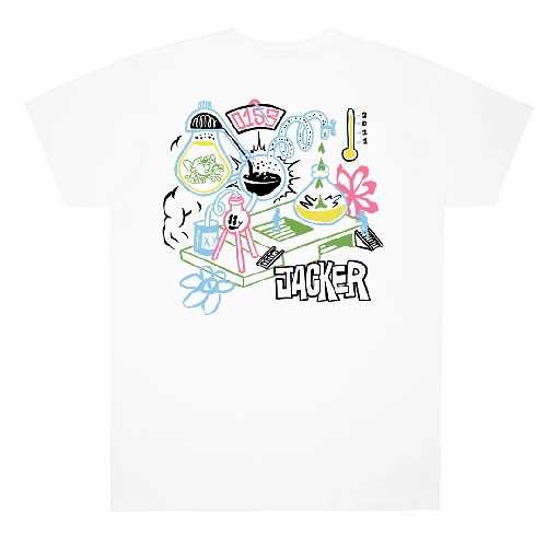 JACKER DISTILLERY TEE white