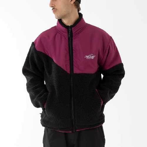 JACKER OOTS SHERPA JACKET purple