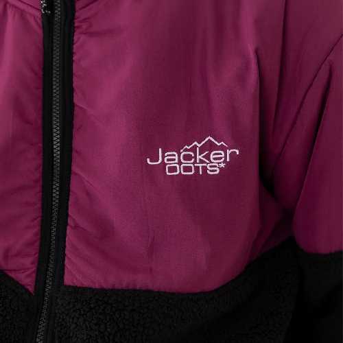 JACKER OOTS SHERPA JACKET purple