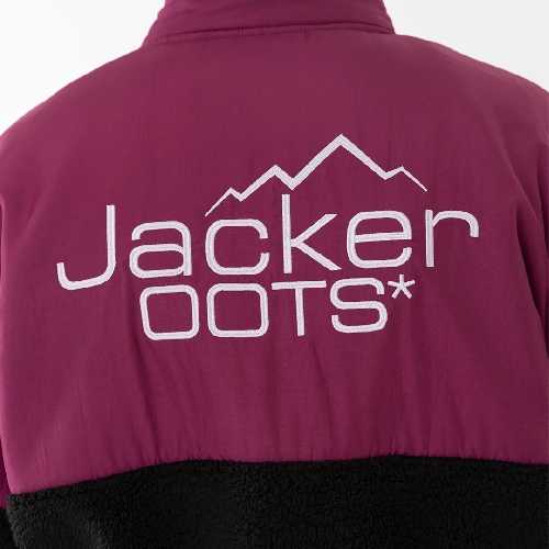 JACKER OOTS SHERPA JACKET purple