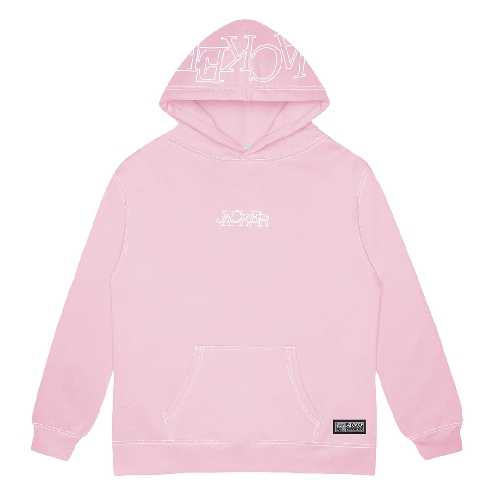 JACKER SELECT CONTRAST HOODIE pink