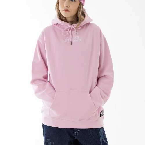 JACKER SELECT CONTRAST HOODIE pink