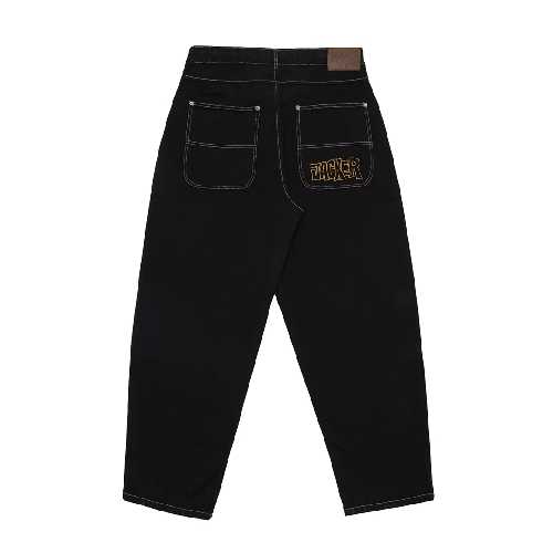 JACKER DISTILLERY BAGGY DENIM PANT Black