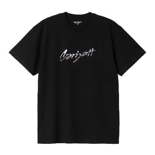 CARHARTT WIP DRIP SCRIPT TSHIRT Black