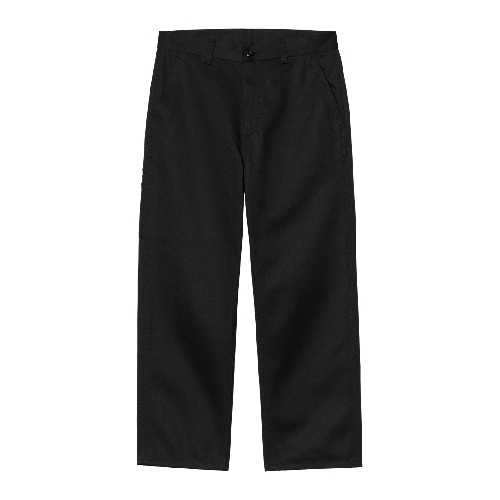 CARHARTT WIP MIDLAND SINGLE KNEE PANT Black rigid