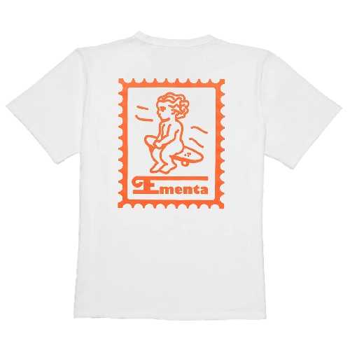 EMENTA SB IKON STAMP SS TEE White Orange