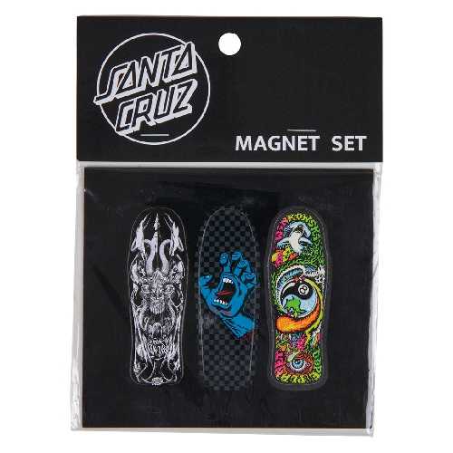 SANTA CRUZ DECK SERIES 1 MAGNET SET assorted