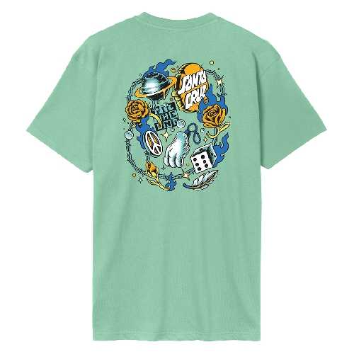 SANTA CRUZ LUCKY DAY TEE Jade