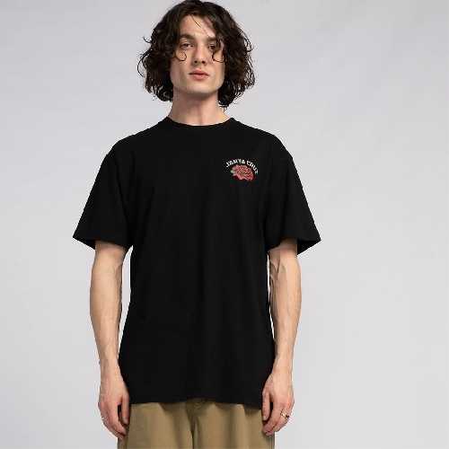 SANTA CRUZ DRESSEN ROSES SOLO TEE Black