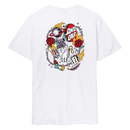 SANTA CRUZ LUCKY DAY TEE White