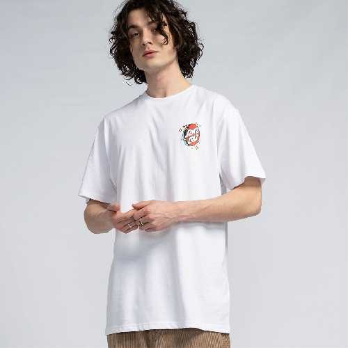 SANTA CRUZ LUCKY DAY TEE White