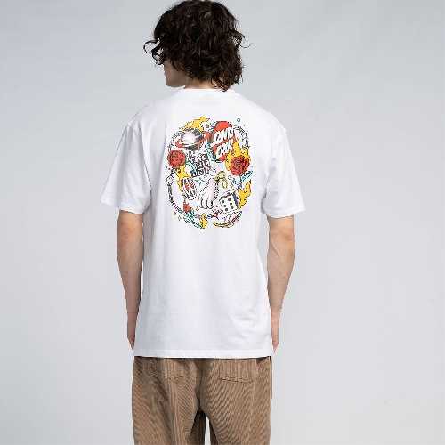 SANTA CRUZ LUCKY DAY TEE White