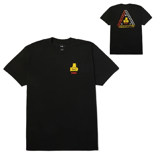 HUF X KODAK TRIPLE FILM SS TEE Black