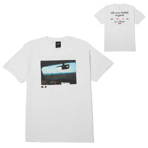 HUF X KODAK REAR VIEW SS TEE White