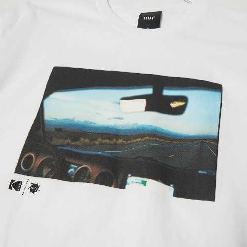 HUF X KODAK REAR VIEW SS TEE White