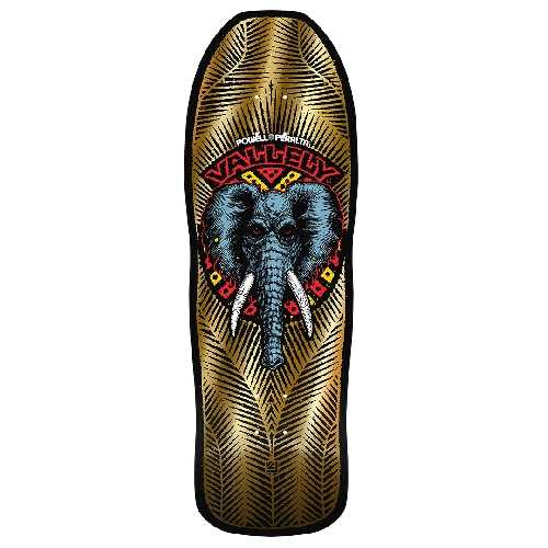 POWELL PERALTA VALLELY ELEPHANT GOLD REISSUE DECK 10 x 30