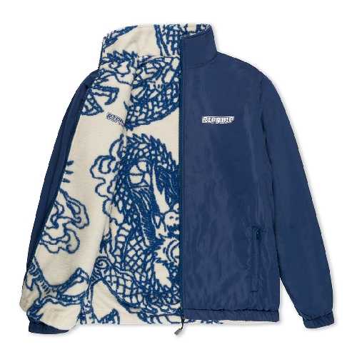 Ripndip HAKU REVERSIBLE JACKET Off White Navy