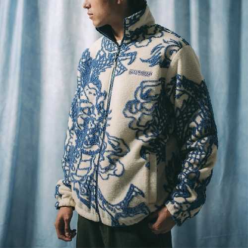 Ripndip HAKU REVERSIBLE JACKET Off White Navy