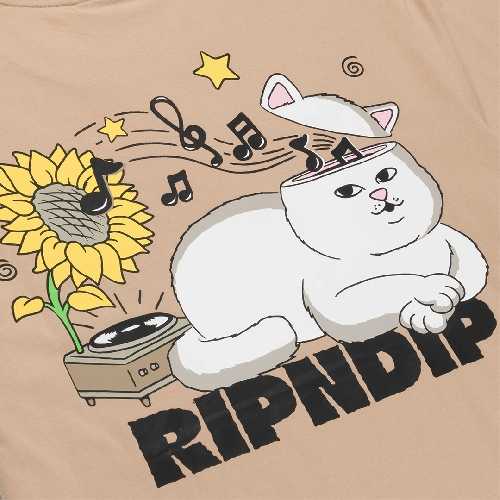 Ripndip NO MUSIC NO LIFE TEE Almond