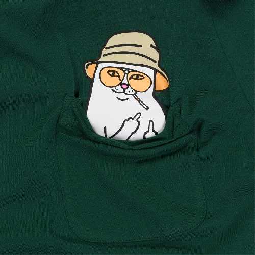 Ripndip NERMAL S THOMPSON POCKET TEE Hunter Green