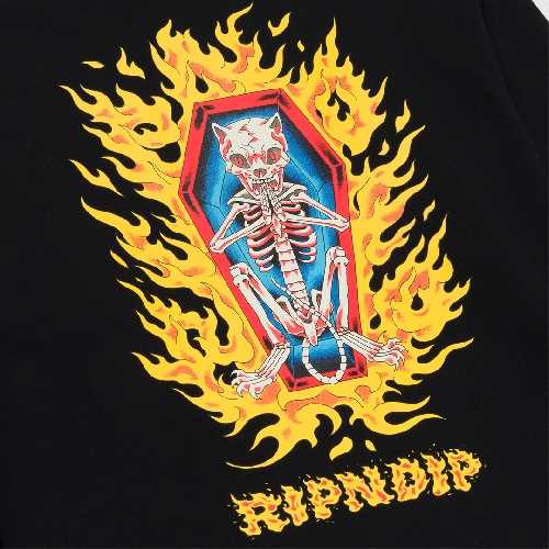 Ripndip BURN IN HECK HOODIE Black