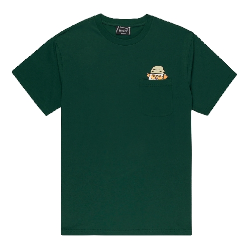 Ripndip NERMAL S THOMPSON POCKET TEE Hunter Green