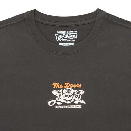 ELEMENT TIMBER SKELETON GANG SS TEE Off Black