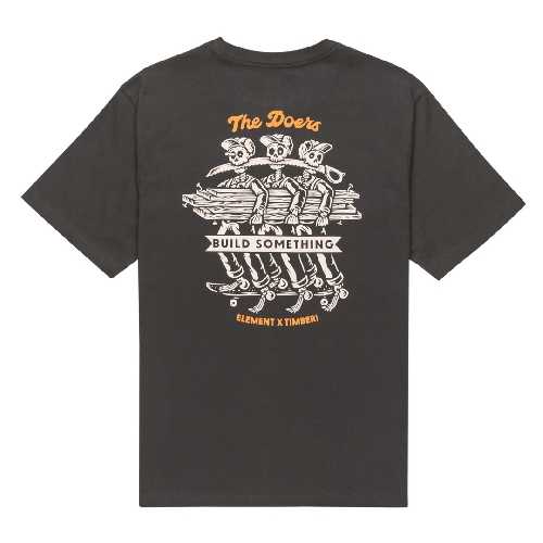 ELEMENT TIMBER SKELETON GANG SS TEE Off Black