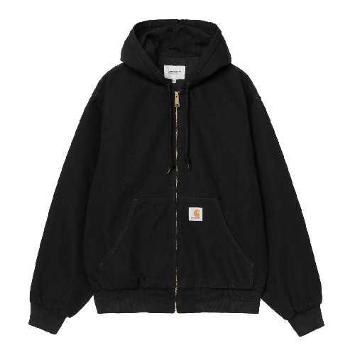 CARHARTT WIP OG ACTIVE JACKET black rinsed