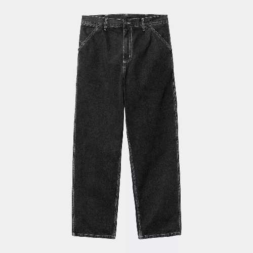 CARHARTT WIP SIMPLE PANT black stone washed