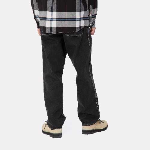 CARHARTT WIP SIMPLE PANT black stone washed