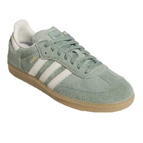 ADIDAS SAMBA ADV silver green white gold