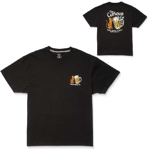 VOLCOM CURIOUS CAT SS TEE Black