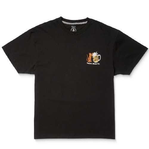 VOLCOM CURIOUS CAT SS TEE Black