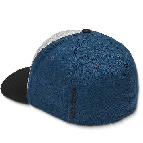 VOLCOM FULL STONE HTHR FLEXFIT HAT Deep Blue