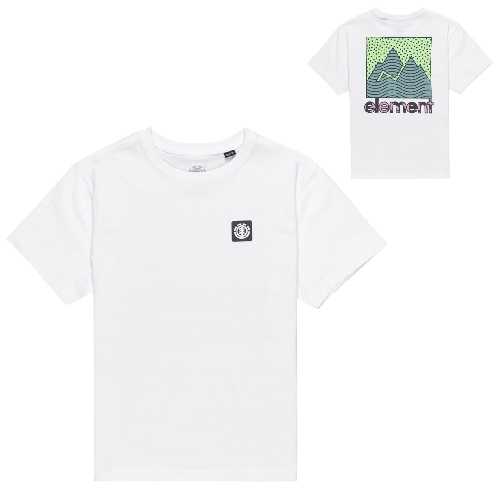 ELEMENT JOINT TEXTURE TEE YOUTH Optic White