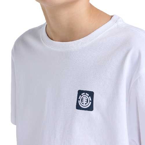 ELEMENT JOINT TEXTURE TEE YOUTH Optic White