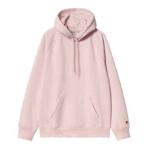 CARHARTT WIP HOODED CHASE SWEAT air pink gold