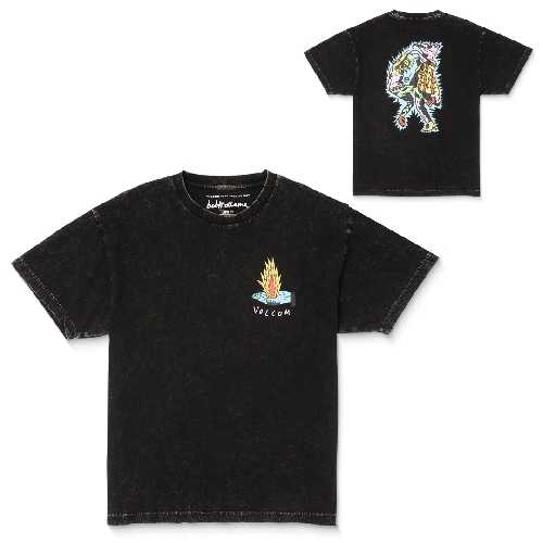 VOLCOM FA BOB MOLLEMA 1 LSE SS TEE Light acid Black