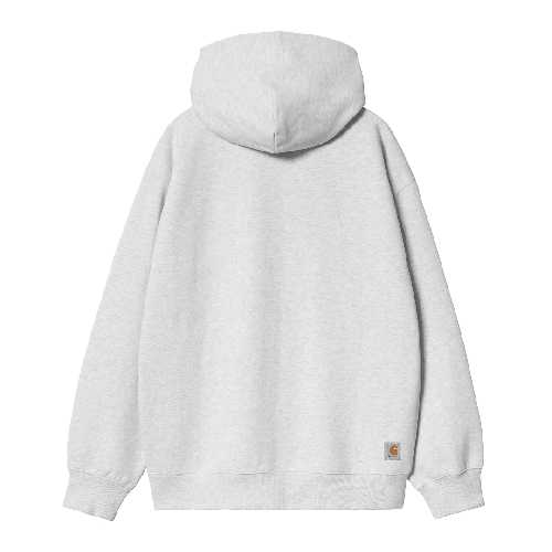 CARHARTT WIP HOODED WIP SWEAT JACKET ash heather