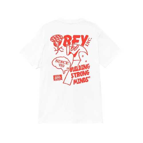 OBEY BUILDING STRONG MINDS TEE White