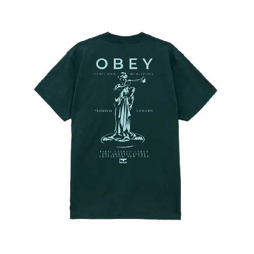 OBEY PREMIUM SOUNDS TEE Rain forest