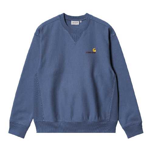 CARHARTT WIP AMERICAN SCRIPT SWEAT blue iris