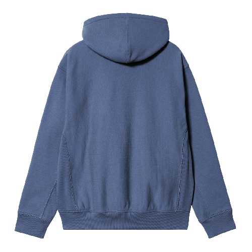 CARHARTT WIP HOODED AMERICAN SCRIPT JACKET blue iris