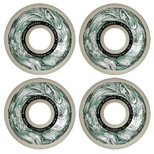 BONES XF V6 MONEY BUNNY WIDE CUT WHEELS 95a 54mm