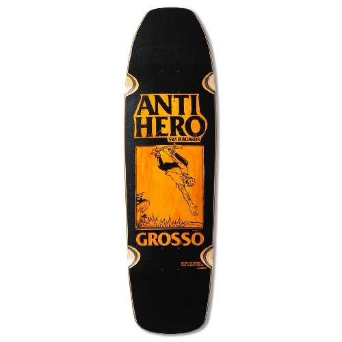 ANTIHERO GROSSO HAND BLACK DECK 9.25 X 32.87